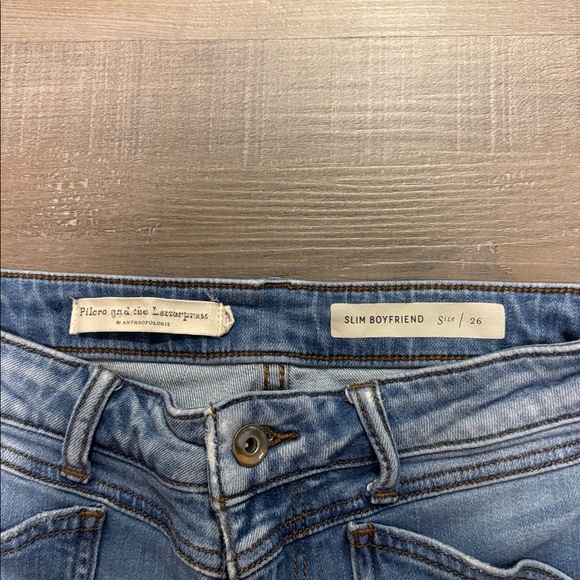 Pilcro and the Letterpress Light Blue Straight Leg Jeans - Picture 2 of 8